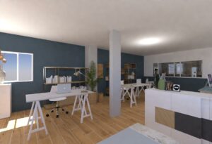 Espace de coworking en entreprise