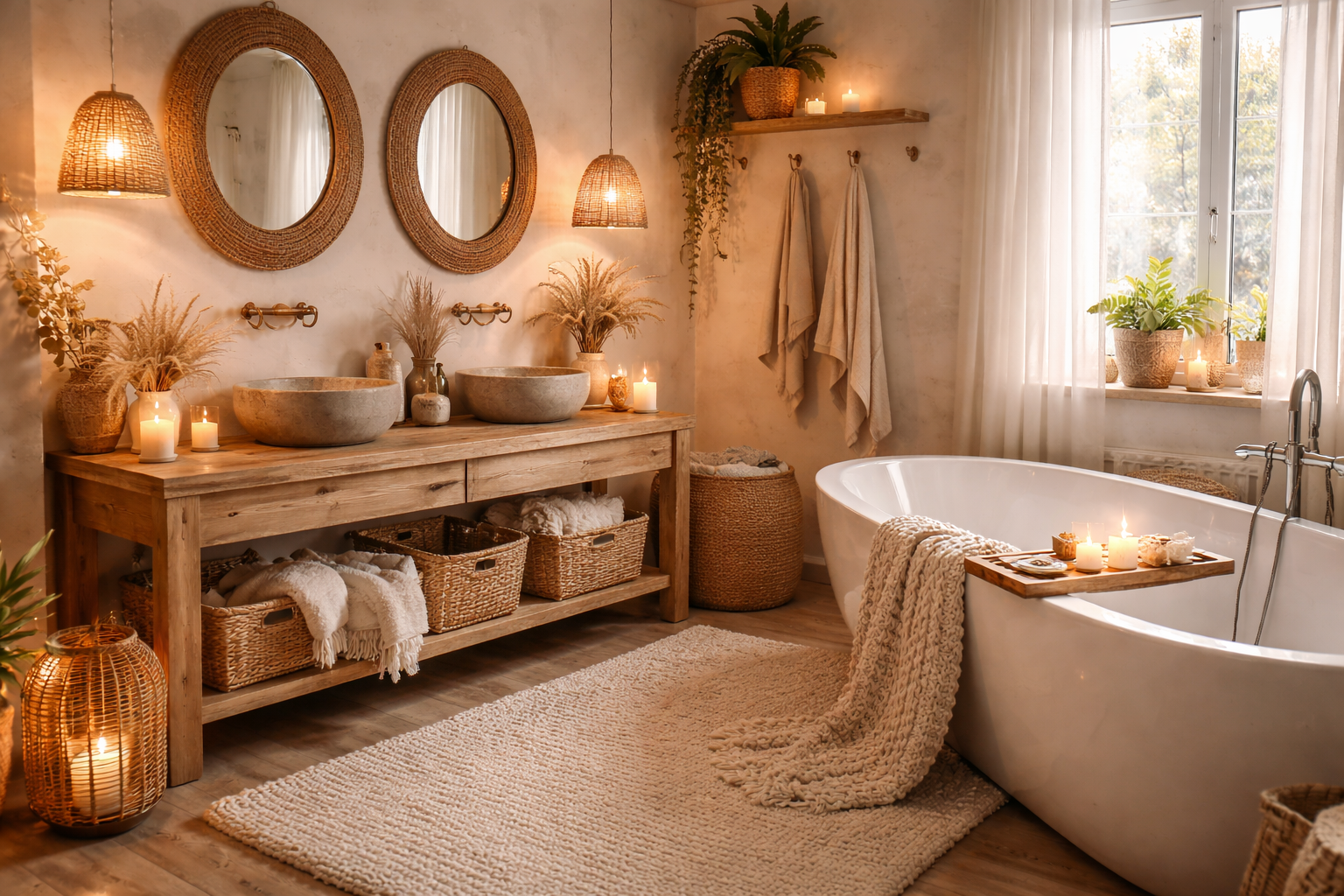 Textures chaudes salle de bain que peut réaliser Abely conception