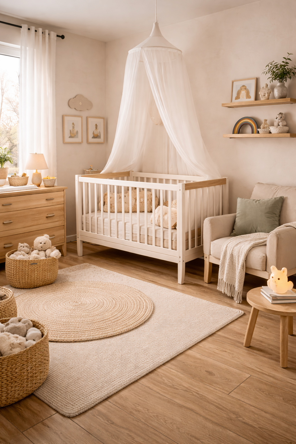 Chambre bébé pastel