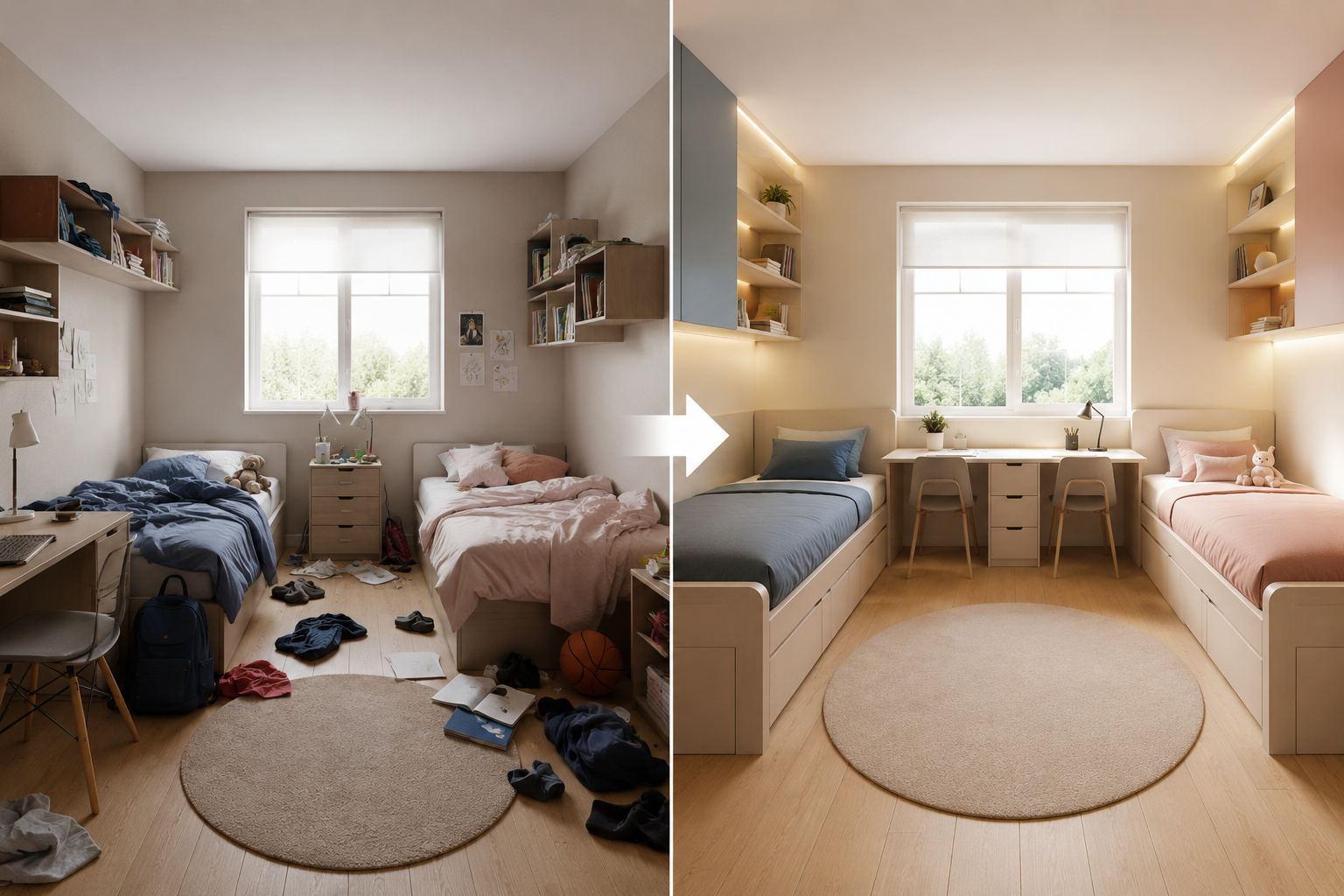 Optimiser une chambre partagé