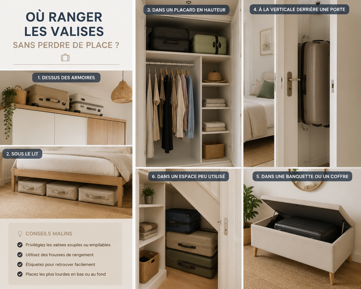 rangement valise