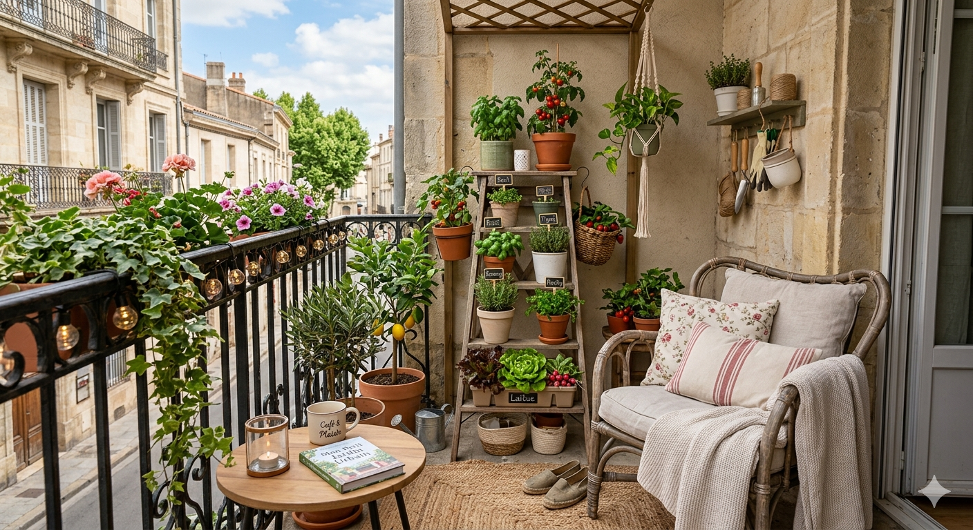 aménager un petit balcon